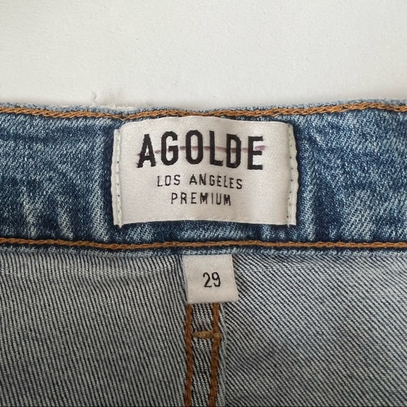 SOLD | AGOLDE | Sophie Cropped High Rise Denim Jeans - Picture 7 of 11